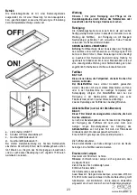 Предварительный просмотр 24 страницы ELICA 8020283036581 Instruction On Mounting And Use Manual