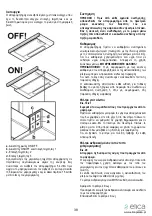 Предварительный просмотр 39 страницы ELICA 8020283036581 Instruction On Mounting And Use Manual