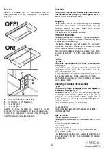 Предварительный просмотр 43 страницы ELICA 8020283036581 Instruction On Mounting And Use Manual