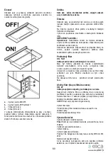 Предварительный просмотр 61 страницы ELICA 8020283036581 Instruction On Mounting And Use Manual