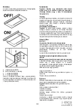 Предварительный просмотр 64 страницы ELICA 8020283036581 Instruction On Mounting And Use Manual