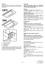 Предварительный просмотр 91 страницы ELICA 8020283036581 Instruction On Mounting And Use Manual