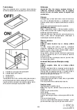 Предварительный просмотр 94 страницы ELICA 8020283036581 Instruction On Mounting And Use Manual