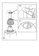 Предварительный просмотр 12 страницы ELICA ALTAIR GRAY/F/50 Instruction On Mounting And Use Manual