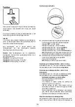 Предварительный просмотр 76 страницы ELICA ALTAIR GRAY/F/50 Instruction On Mounting And Use Manual