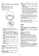 Предварительный просмотр 116 страницы ELICA ALTAIR GRAY/F/50 Instruction On Mounting And Use Manual