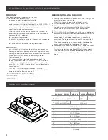 Preview for 4 page of ELICA Arezzo EAR134S4 Use, Care And Installation Manual