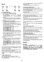 Preview for 23 page of ELICA BELT IX/F/55 Instruction On Mounting And Use Manual