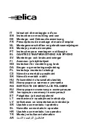 ELICA Belt Lux series Instruction On Mounting And Use Manual preview