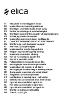 ELICA CIRCUS PLUS IX/A/90 Instruction On Mounting And Use Manual preview