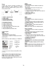 Preview for 76 page of ELICA Circus Instruction On Mounting And Use Manual