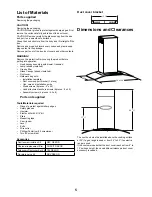 Preview for 5 page of ELICA Dekor Glass 30 Use, Care And Installation Manual