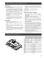 Preview for 27 page of ELICA EAR134S3 Use, Care And Installation Manual