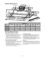 Preview for 6 page of ELICA EAR134SS Use, Care And Installation Manual