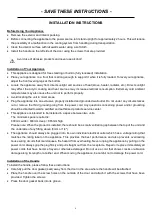 Предварительный просмотр 6 страницы ELICA EBS52SS1 Instruction Manual