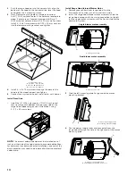 Preview for 10 page of ELICA ECL136S3 Use, Care And Installation Manual