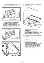 Предварительный просмотр 14 страницы ELICA EGL430 Use, Care And Installation Manual