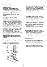 Предварительный просмотр 47 страницы ELICA EGL430 Use, Care And Installation Manual