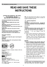 Preview for 2 page of ELICA EHI613SS Instructions Manual