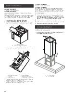 Предварительный просмотр 22 страницы ELICA EVI642SS Use, Care And Installation Manual