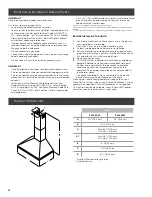 Preview for 4 page of ELICA EVL430S3 Use, Care And Installation Manual