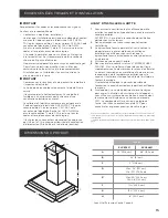 Preview for 15 page of ELICA EVV636S1 Use, Care And Installation Manual