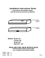 ELICA Fusaro Installation Instruction Manual preview