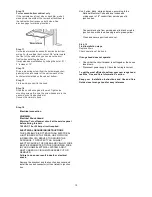 Предварительный просмотр 10 страницы ELICA LI3B5A Bellagio Use, Care And Installation Manual