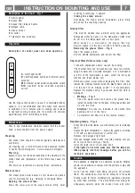 Предварительный просмотр 8 страницы ELICA Mini Om Instruction On Mounting And Use Manual