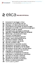 Предварительный просмотр 1 страницы ELICA NUAGE DRYWALL Instruction On Mounting And Use Manual