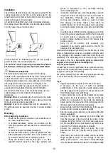 Preview for 12 page of ELICA Om Series Instruction On Mounting And Use Manual