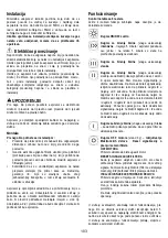 Preview for 105 page of ELICA PLAT BL/F/55 Instruction On Mounting And Use Manual