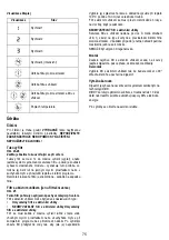 Предварительный просмотр 75 страницы ELICA PRF0150290 Instruction On Mounting And Use Manual