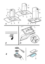 Предварительный просмотр 2 страницы ELICA SPOT TC 3V 90 LTW TURBO Instruction On Mounting And Use Manual