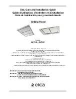 Предварительный просмотр 1 страницы ELICA SUT950 Use, Care And Installation Manual