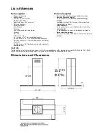 Предварительный просмотр 5 страницы ELICA Twin Optica Use, Care And Installation Manual