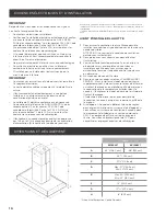 Preview for 16 page of ELICA VAVANO EVI642S1 Use, Care And Installation Manual