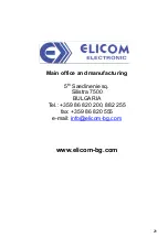 Предварительный просмотр 28 страницы Elicom Electronic EVLplus BF8 Series Owner'S Manual