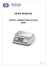 Elicom Electronic S200 User Manual preview