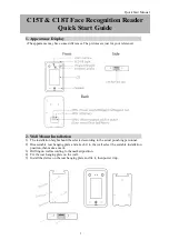 Предварительный просмотр 1 страницы Elid C15T Quick Start Manual