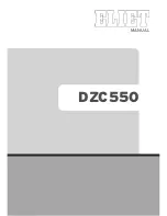 Eliet DZC550 Manual Manual preview