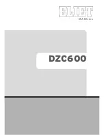 Eliet DZC600 Manual preview