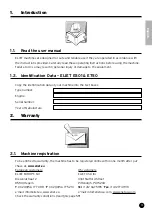 Preview for 3 page of Eliet E 501 Operating Manual