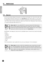 Предварительный просмотр 40 страницы Eliet E 501 Operating Manual