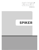 Preview for 1 page of Eliet Spiker User Manual