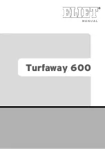 Preview for 1 page of Eliet Turfaway 600 Manual