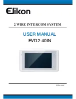 Elikon EVD2-401N User Manual предпросмотр