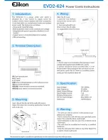 Предварительный просмотр 13 страницы Elikon EVD2-401N User Manual