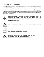 Предварительный просмотр 6 страницы Eliminator Lighting EM12 User Manual