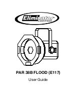 Предварительный просмотр 1 страницы Eliminator Lighting PAR 38B FLOOD (E117) User Manual